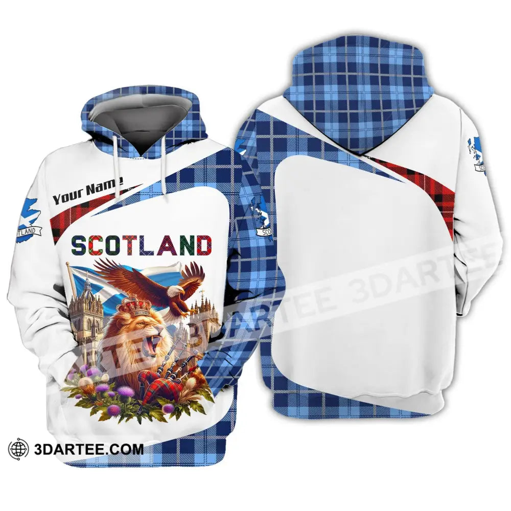 Unisex Shirt Custom Name Scotland Love Polo Long Sleeve Gift Hoodie / S T-Shirt