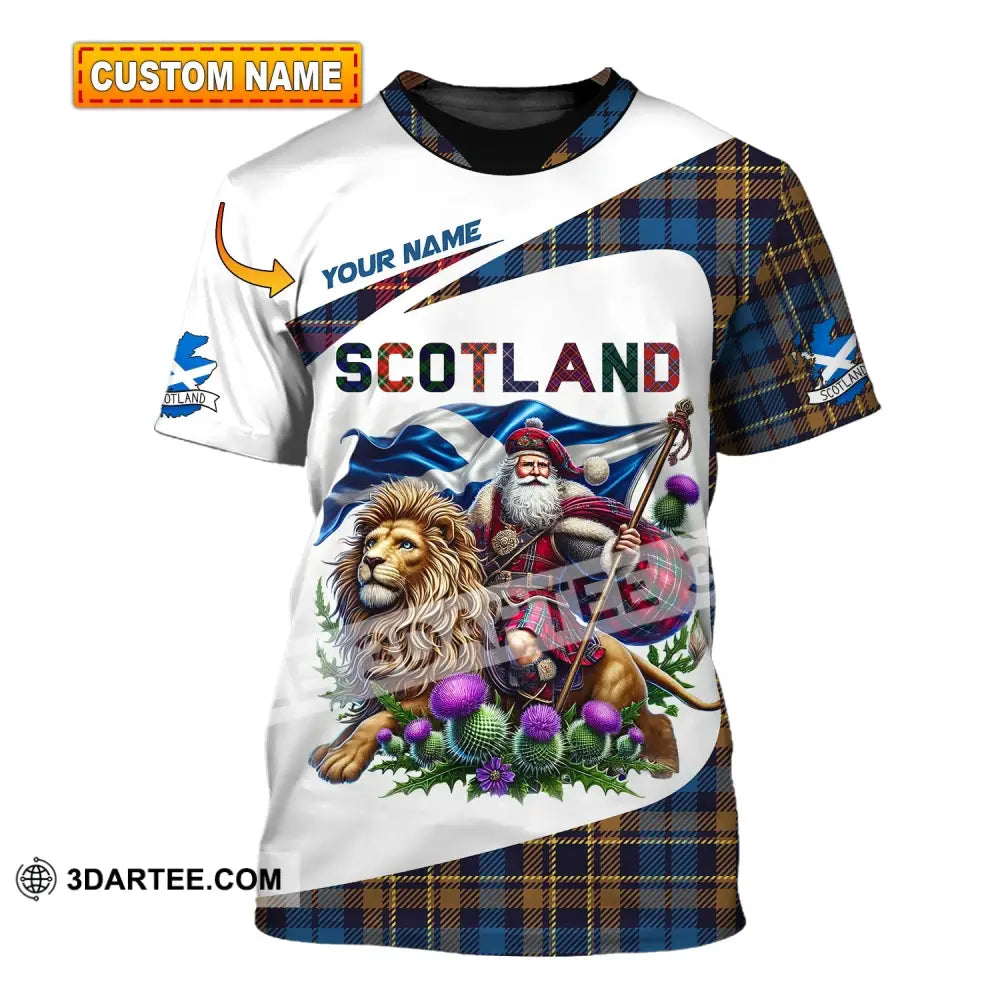 Unisex Shirt Custom Name Scotland Lover Gift T-Shirt