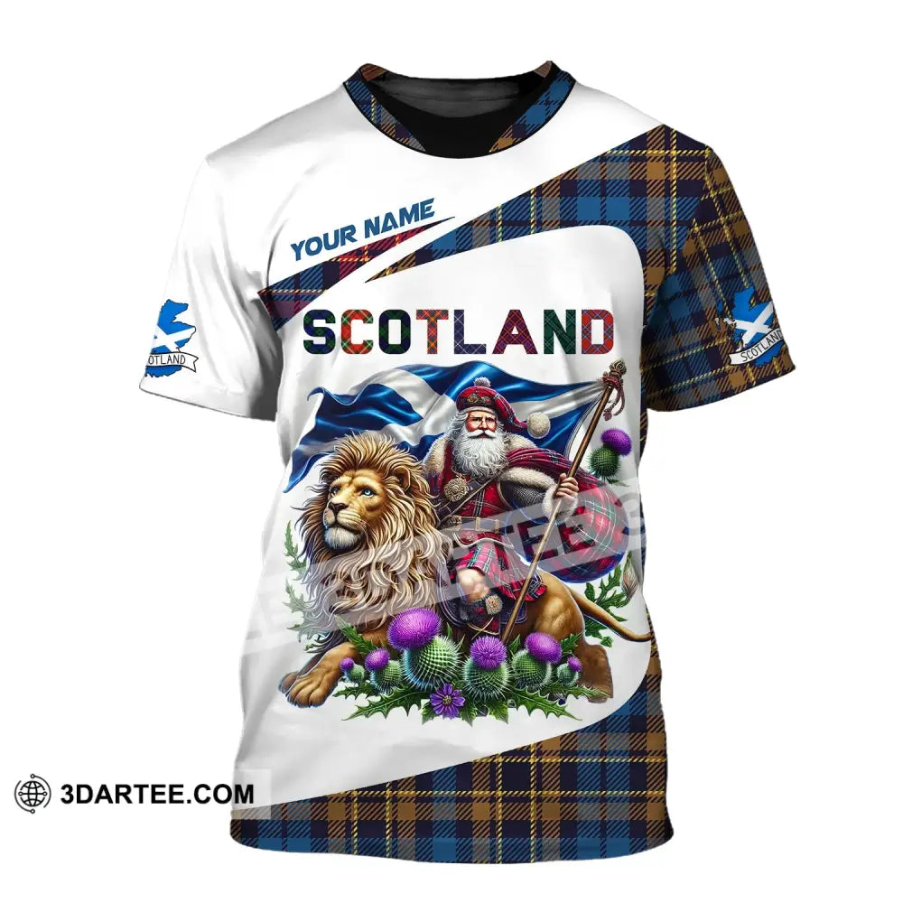 Unisex Shirt Custom Name Scotland Lover Gift T-Shirt / S T-Shirt