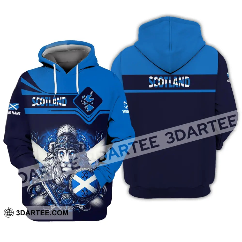 Unisex Shirt - Custom Name Scotland Sport Hoodie / S T-Shirt