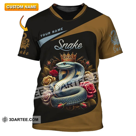 Unisex Shirt - Custom Name Snake T-Shirt
