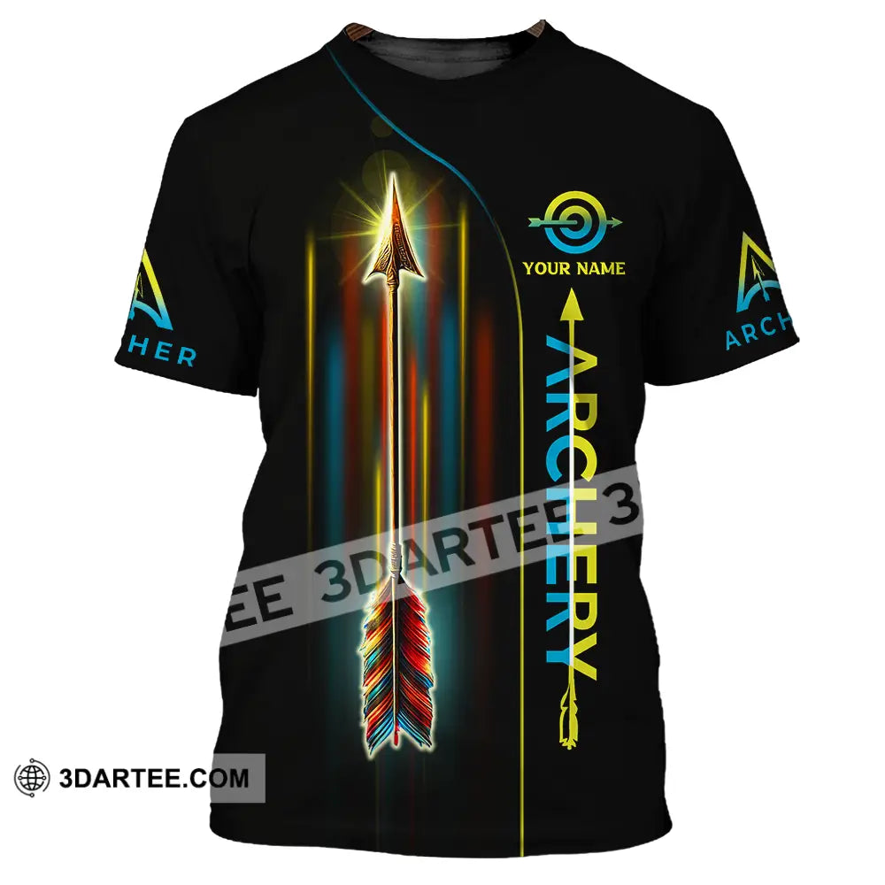 Unisex Shirt - Custom Name Sport Archery Player T-Shirt / S T-Shirt