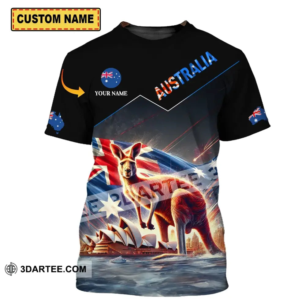 Unisex Shirt - Custom Name Sport Australia Icons T-Shirt