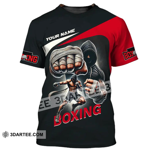 Unisex Shirt - Custom Name Sport King Of Boxing T-Shirt / S T-Shirt