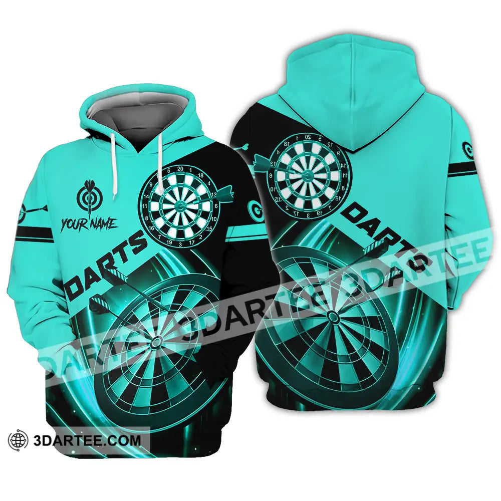 Unisex Shirt - Custom Name Sport Technology Darts Player Hoodie / S T-Shirt