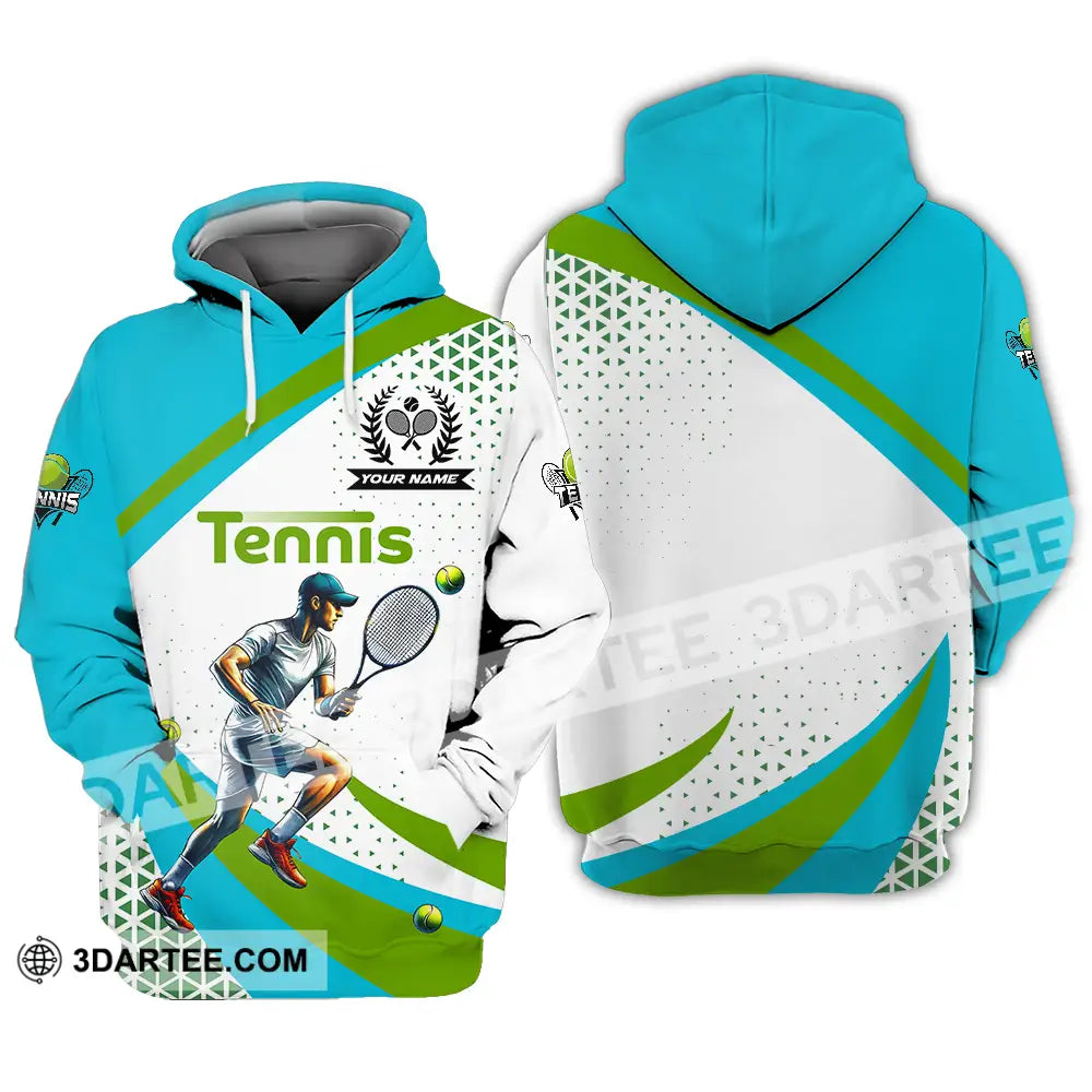 Unisex Shirt - Custom Name Sport Tennis Lover Hoodie / S T-Shirt