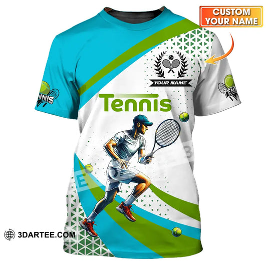 Unisex Shirt - Custom Name Sport Tennis Lover T-Shirt