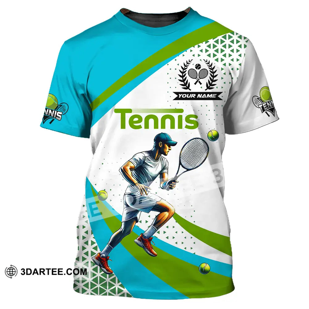 Unisex Shirt - Custom Name Sport Tennis Lover T-Shirt / S T-Shirt