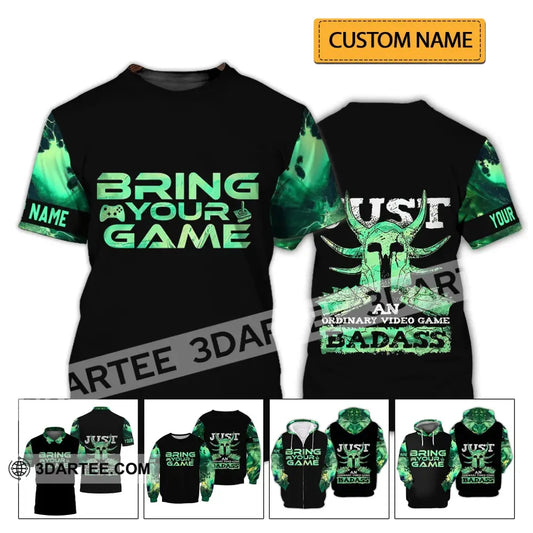 Unisex Shirt - Custom Name T-Shirt Bring Your Game T-Shirt