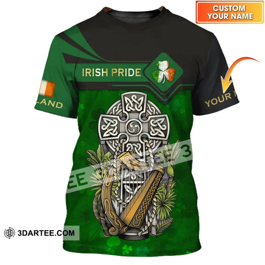 Unisex Shirt - Custom Name T-Shirt Irish Pride Happy Saint Patrick’s Day T-Shirt