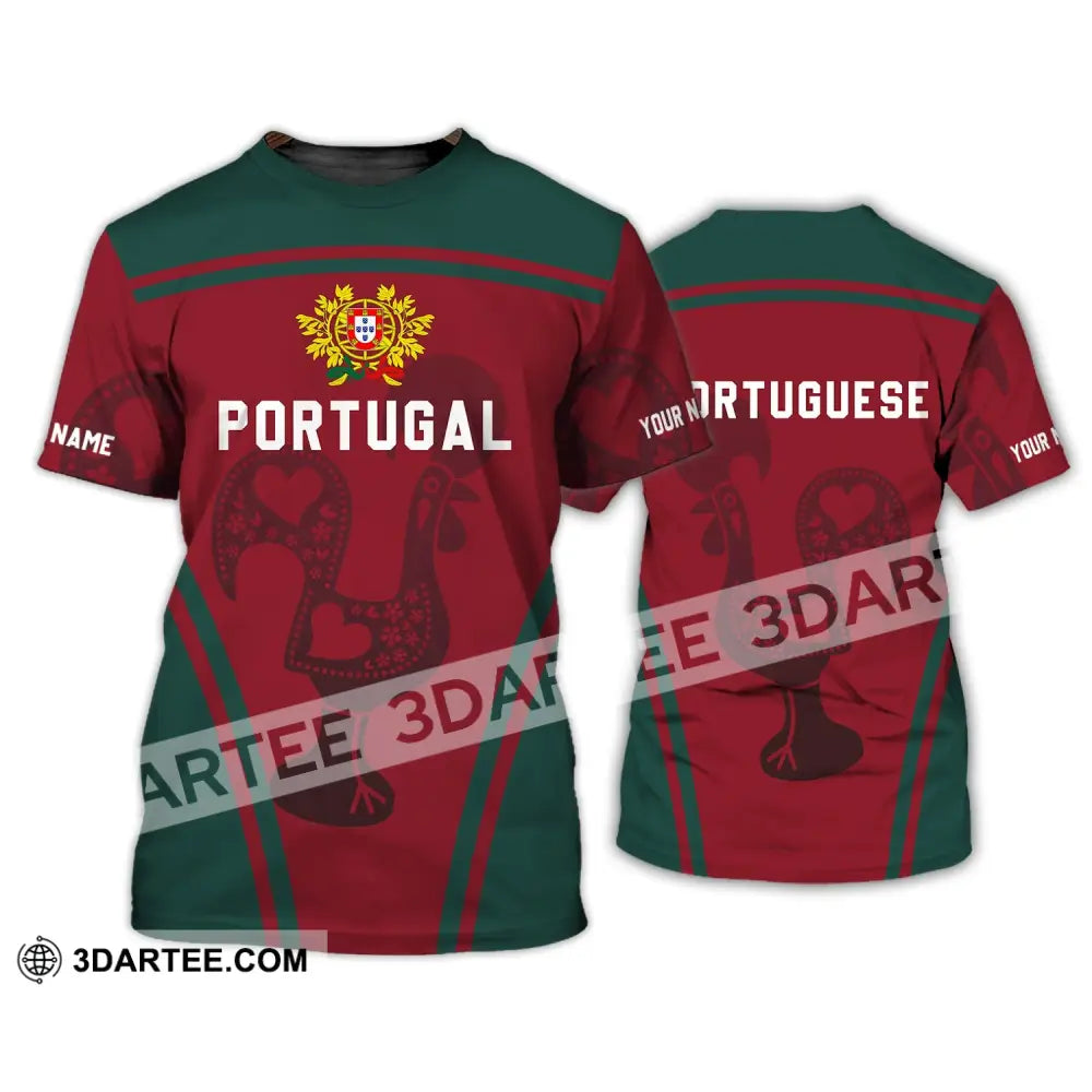 Unisex Shirt - Custom Name T-Shirt Portugal Clothing / S T-Shirt