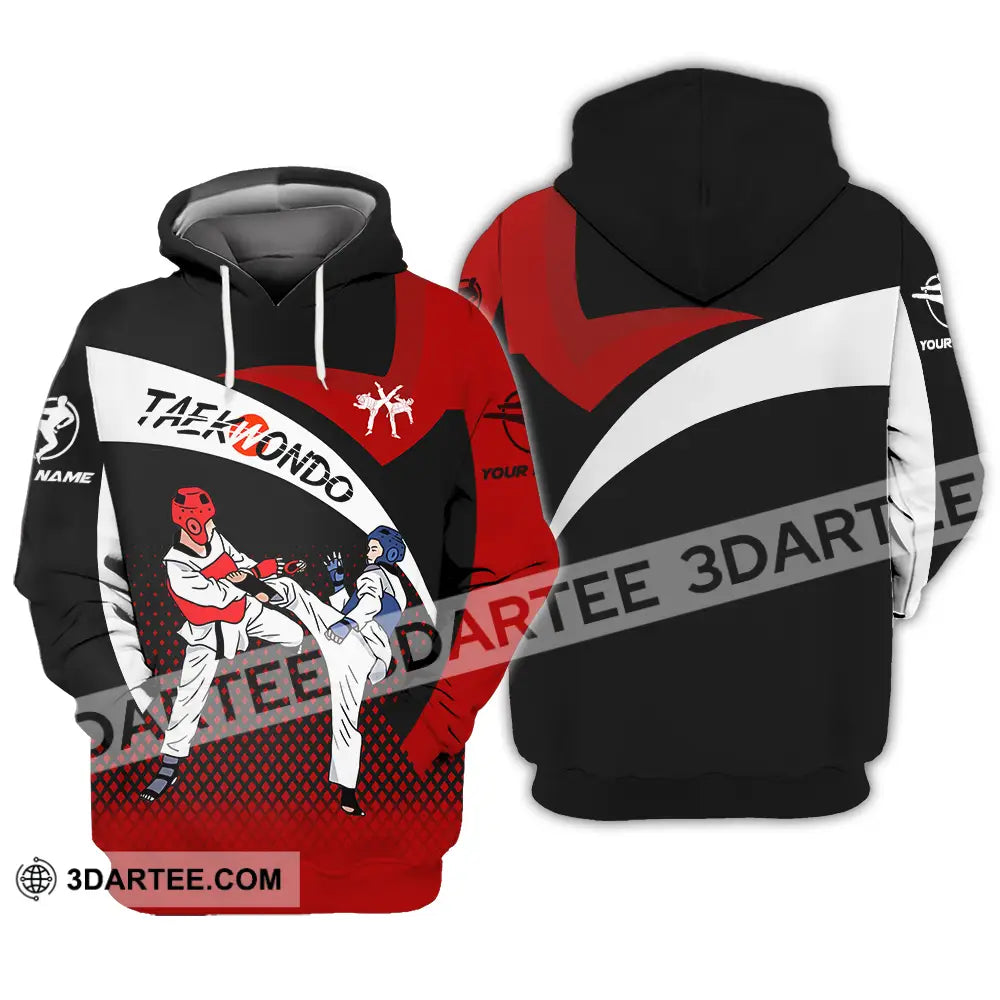 Unisex Shirt - Custom Name Taekwondo Fighters Hoodie / S T-Shirt