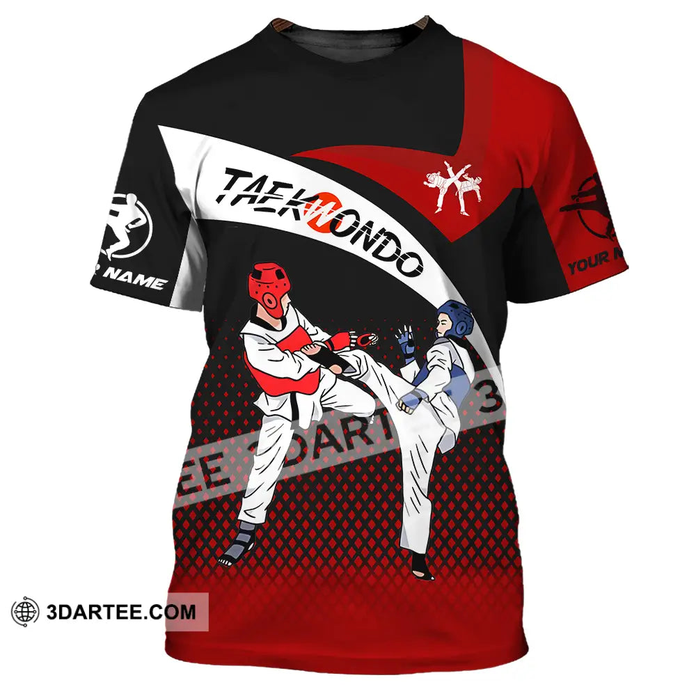 Unisex Shirt - Custom Name Taekwondo Fighters T-Shirt / S T-Shirt