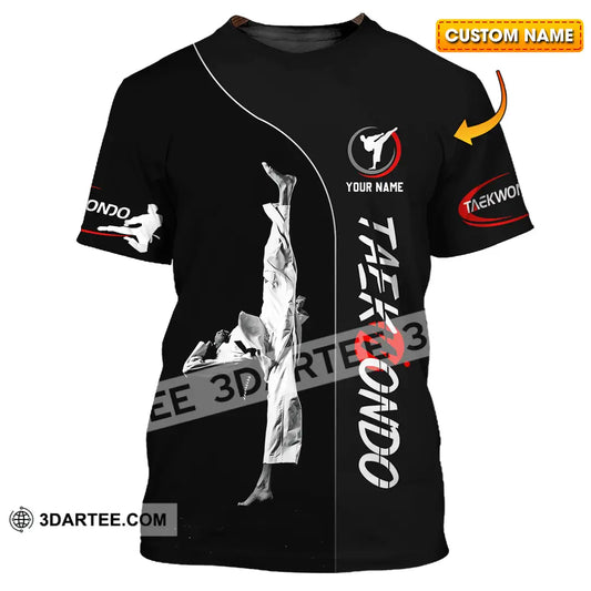 Unisex Shirt - Custom Name Taekwondo T-Shirt