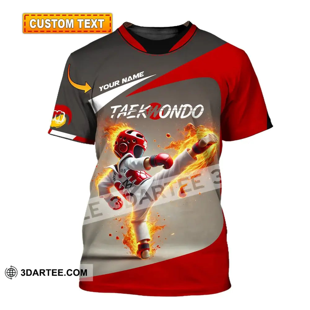 Unisex Shirt - Custom Name Taekwondo T-Shirt