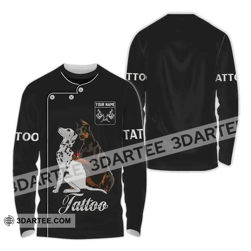 Unisex Shirt - Custom Name Tattoo Artist Long Sleeve / S T-Shirt