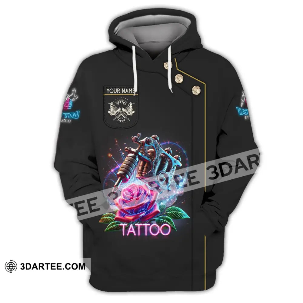 Unisex Shirt Custom Name Tattooist Christmas Gift Hoodie / S T-Shirt