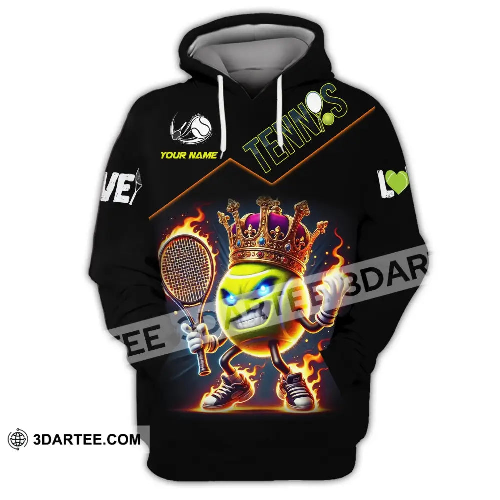 Unisex Shirt Custom Name Tennis Polo Long Sleeve Hoodie / S T-Shirt