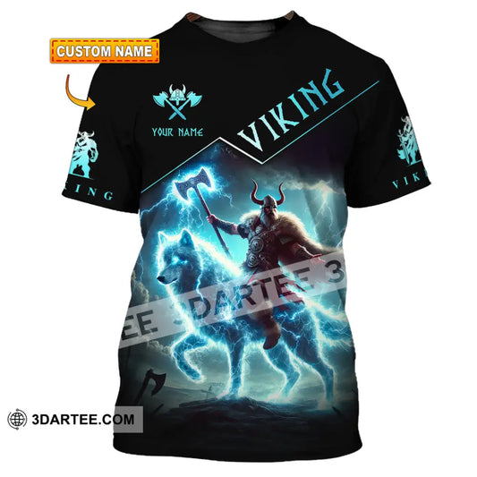 Unisex Shirt Custom Name Viking Game T-Shirt Gamer Gift T-Shirt