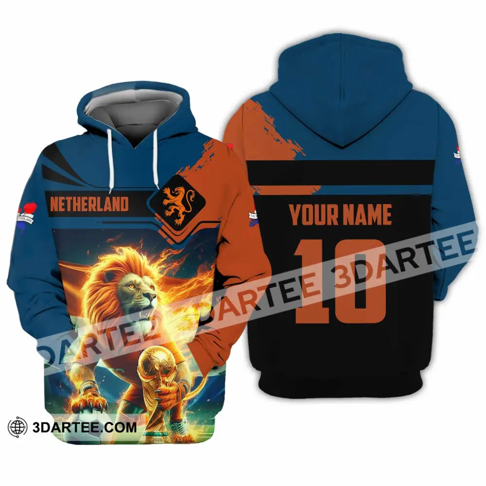 Unisex Shirt - Custom Netherlands 3D Shirt Hoodie / S T-shirt