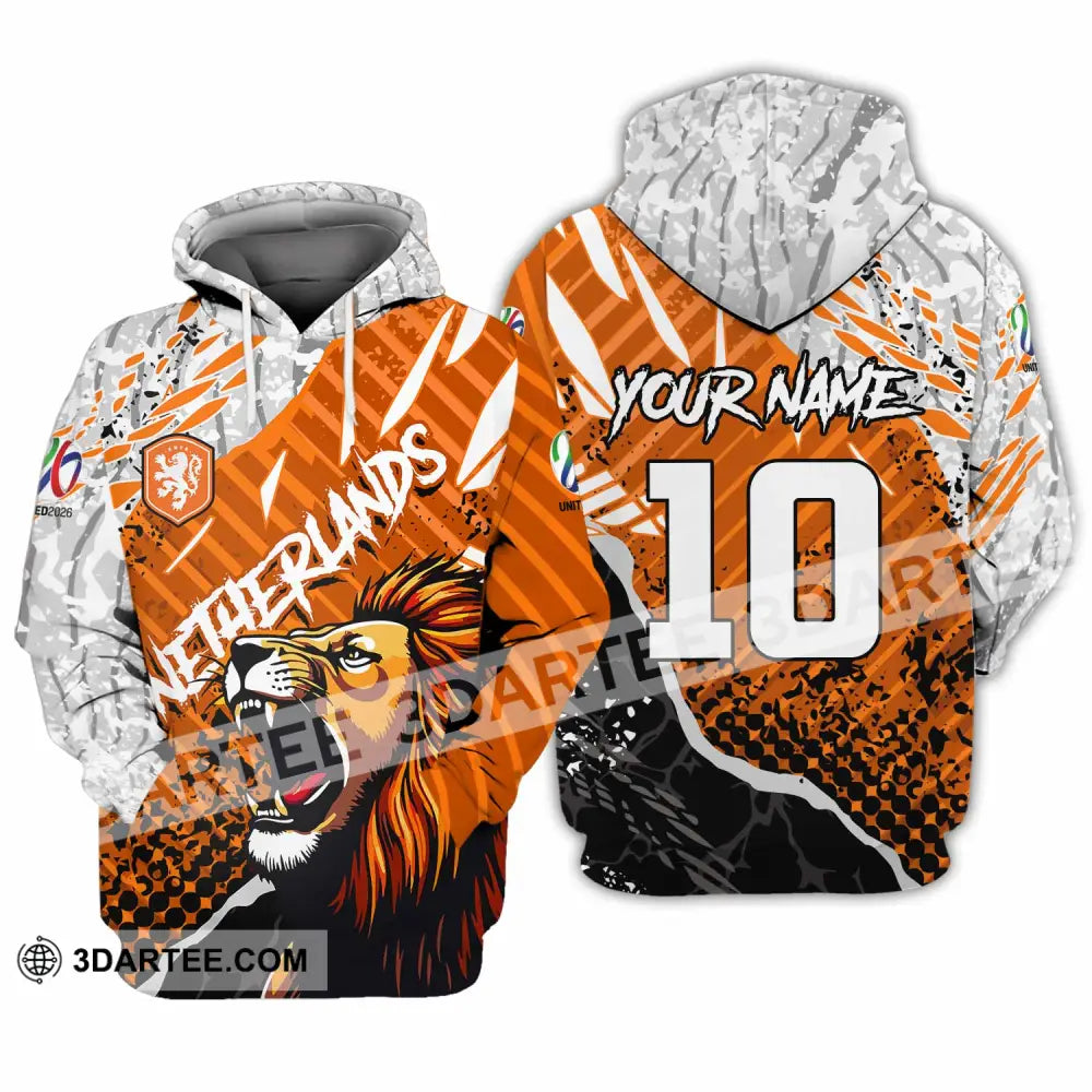 Unisex Shirt - Custom Netherlands 3D Shirt Hoodie / S T-shirt