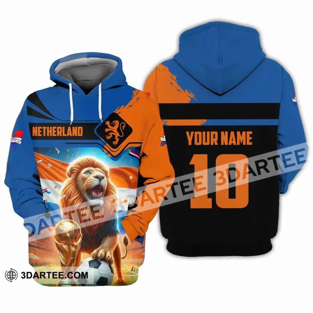 Unisex Shirt - Custom Netherlands 3D Shirt Hoodie / S T-shirt