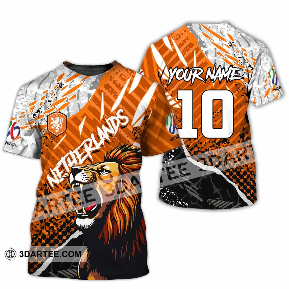 Unisex Shirt - Custom Netherlands 3D Shirt T-Shirt / S T-shirt