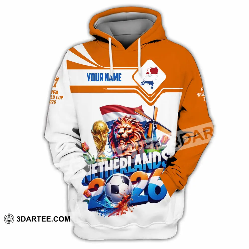 Unisex Shirt - Custom Netherlands World Cup 2026 Shirt - Hoodie / S - T-shirt