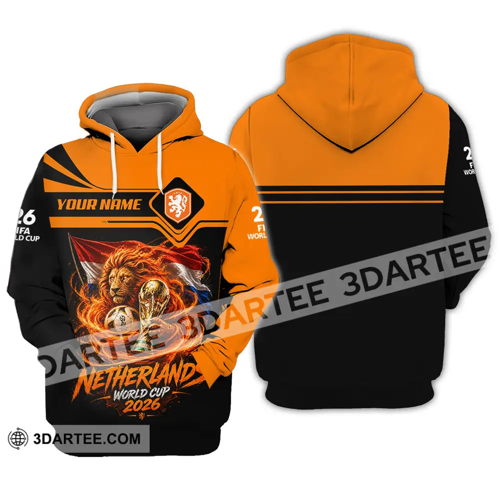 Unisex Shirt - Custom Netherlands World Cup 2026 Shirt - Hoodie / S - T-shirt