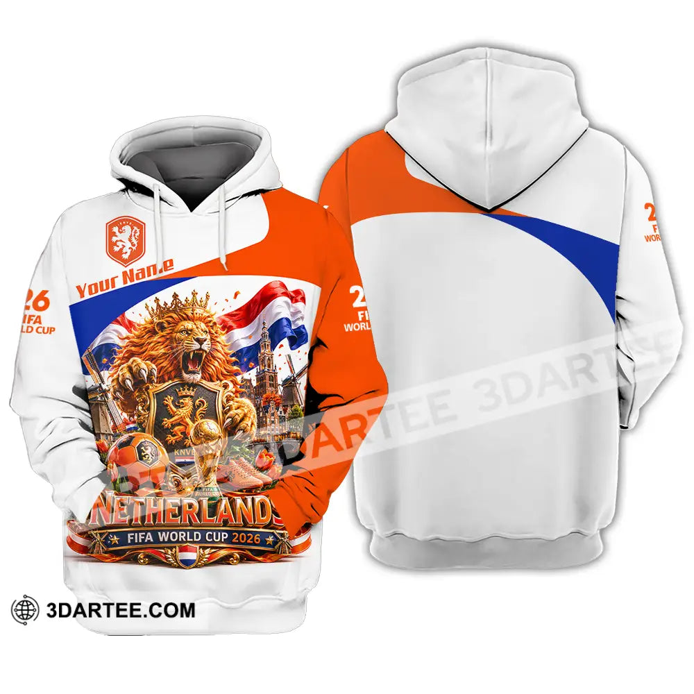 Unisex Shirt - Custom Netherlands World Cup 2026 Shirt - Hoodie / S - T-shirt