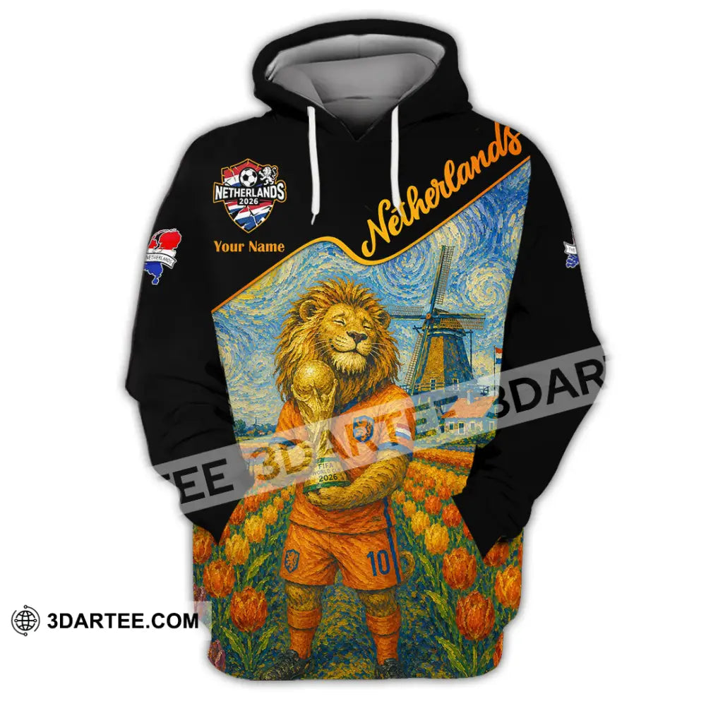 Unisex Shirt - Custom Netherlands World Cup 2026 Shirt - Hoodie / S - T-shirt
