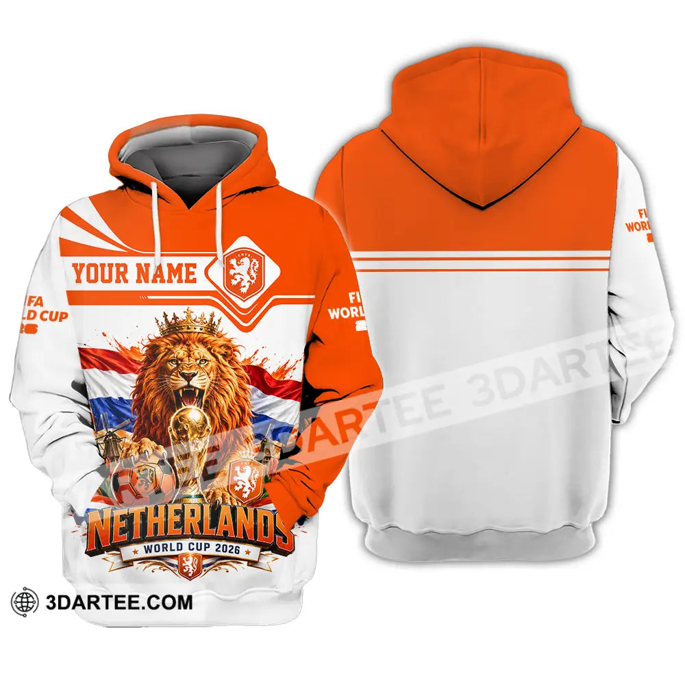 Unisex Shirt - Custom Netherlands World Cup 2026 Shirt - Hoodie / S - T-shirt