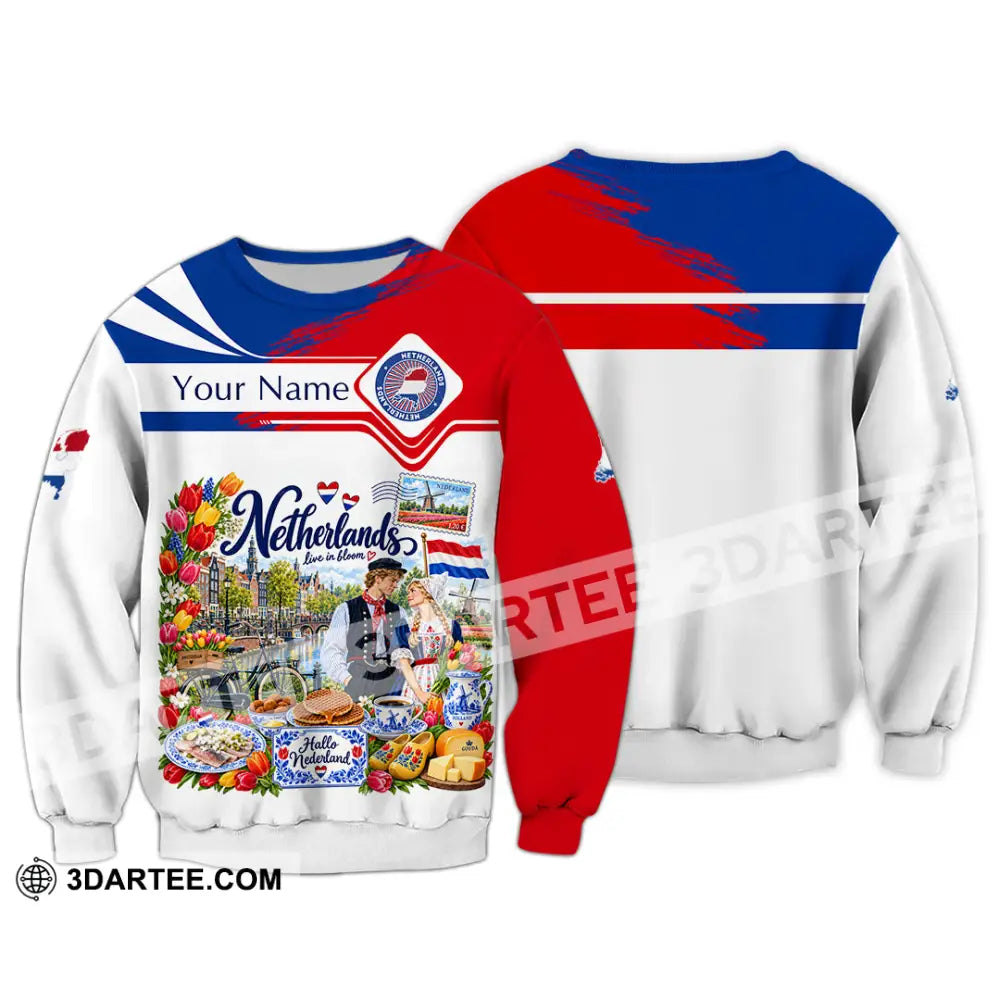 Unisex Shirt - Custom Netherlands Shirt - Long Sleeve / S - T-shirt