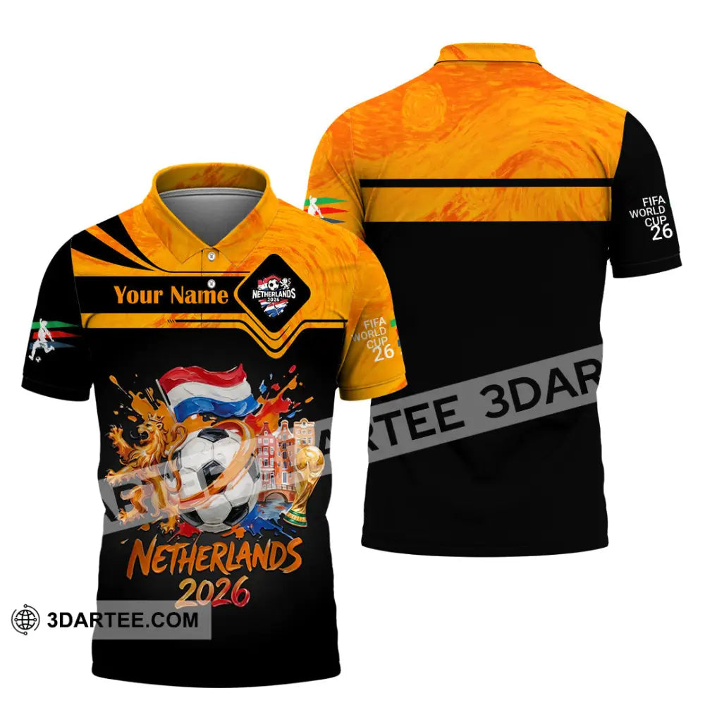 Unisex Shirt - Custom Netherlands World Cup 2026 Shirt - Polo Shirt / S - T-shirt