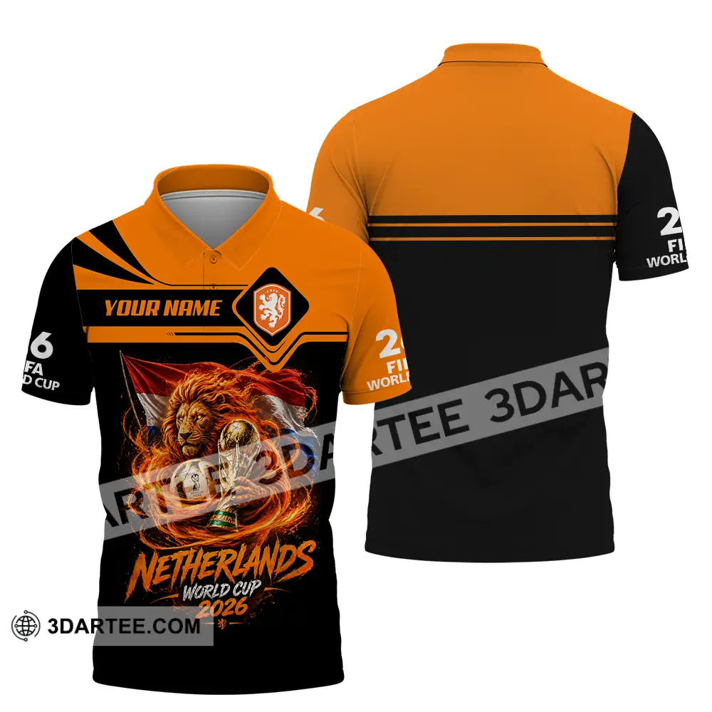 Unisex Shirt - Custom Netherlands World Cup 2026 Shirt - Polo Shirt / S - T-shirt