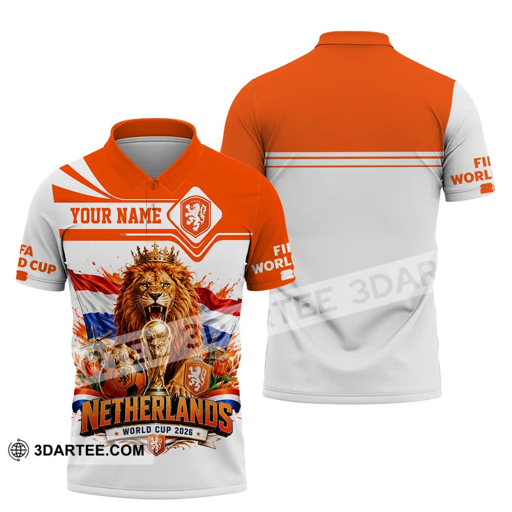 Unisex Shirt - Custom Netherlands World Cup 2026 Shirt - Polo Shirt / S - T-shirt