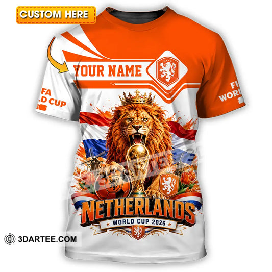 Unisex Shirt - Custom Netherlands World Cup 2026 Shirt - T-shirt