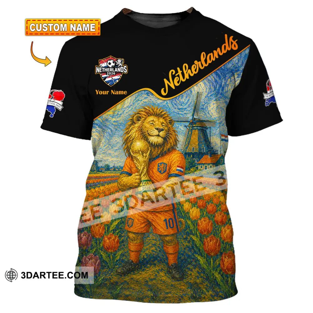 Unisex Shirt - Custom Netherlands World Cup 2026 Shirt - T-shirt