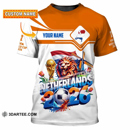 Unisex Shirt - Custom Netherlands World Cup 2026 Shirt - T-shirt