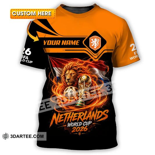 Unisex Shirt - Custom Netherlands World Cup 2026 Shirt - T-shirt
