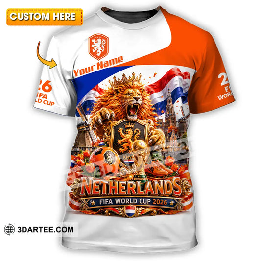 Unisex Shirt - Custom Netherlands World Cup 2026 Shirt - T-shirt
