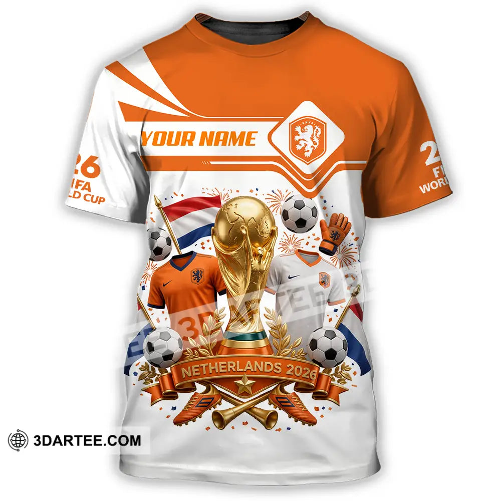Unisex Shirt - Custom Netherlands World Cup 2026 Shirt - T-Shirt / S - T-shirt