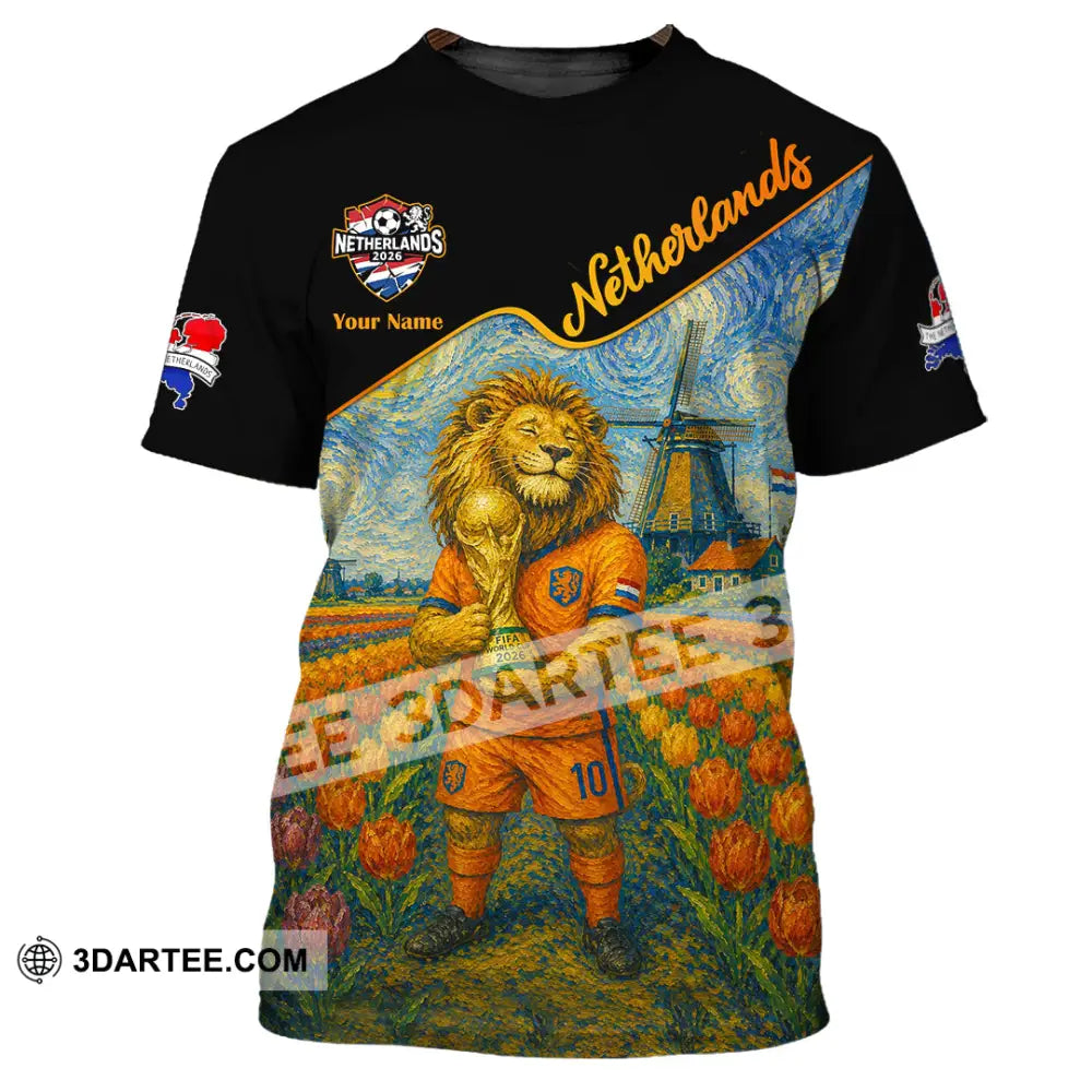 Unisex Shirt - Custom Netherlands World Cup 2026 Shirt - T-Shirt / S - T-shirt