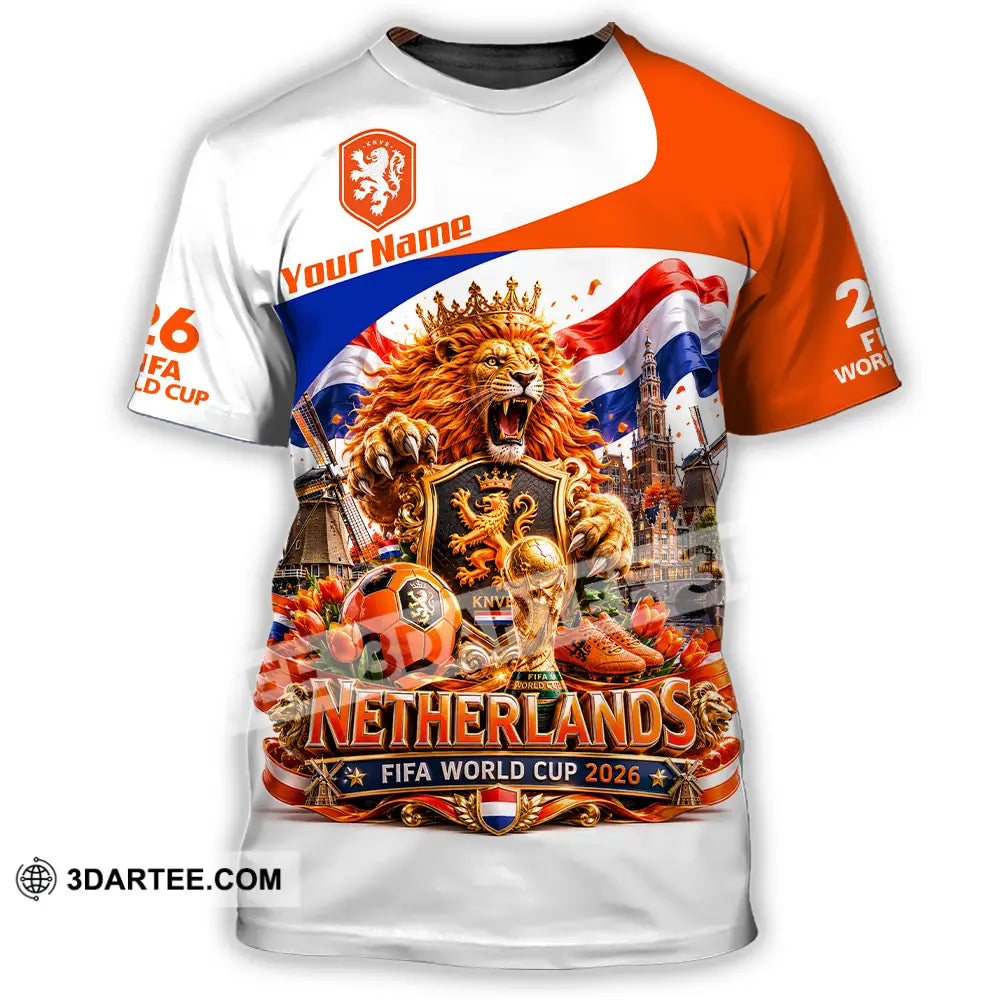 Unisex Shirt - Custom Netherlands World Cup 2026 Shirt - T-Shirt / S - T-shirt