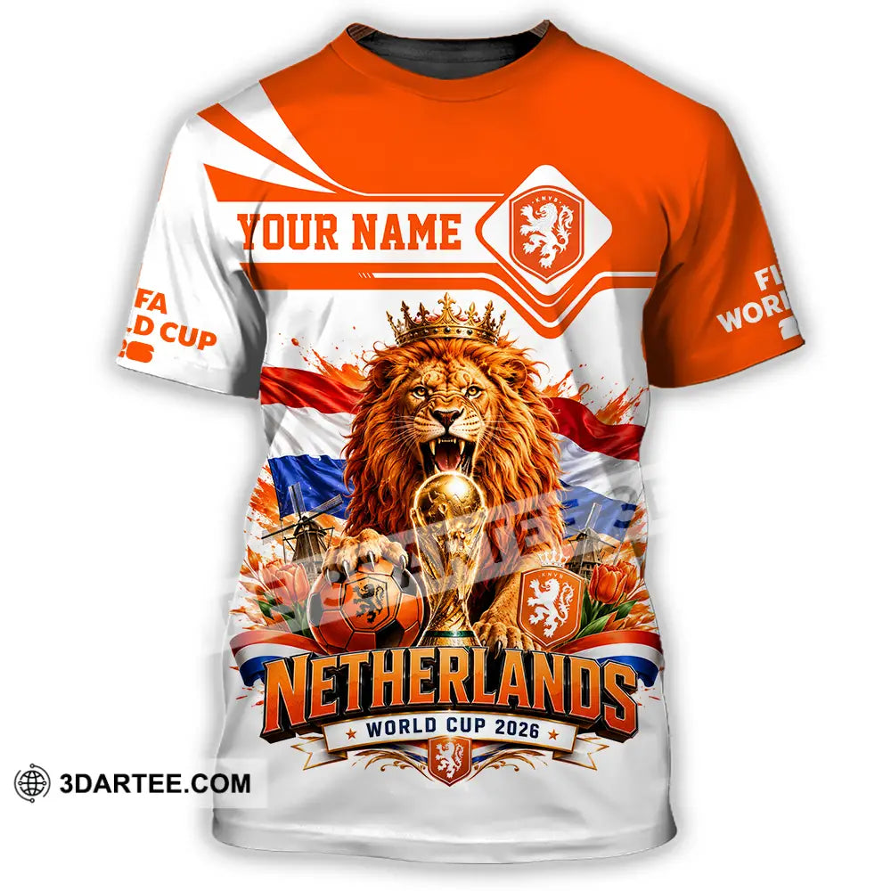 Unisex Shirt - Custom Netherlands World Cup 2026 Shirt - T-Shirt / S - T-shirt