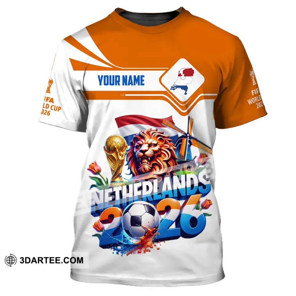 Unisex Shirt - Custom Netherlands World Cup 2026 Shirt - T-Shirt / S - T-shirt