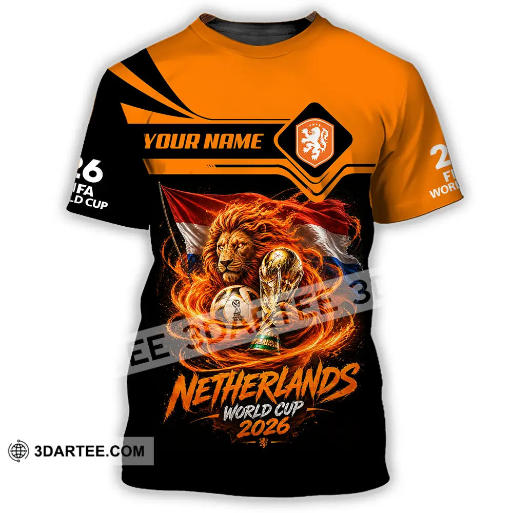 Unisex Shirt - Custom Netherlands World Cup 2026 Shirt - T-Shirt / S - T-shirt