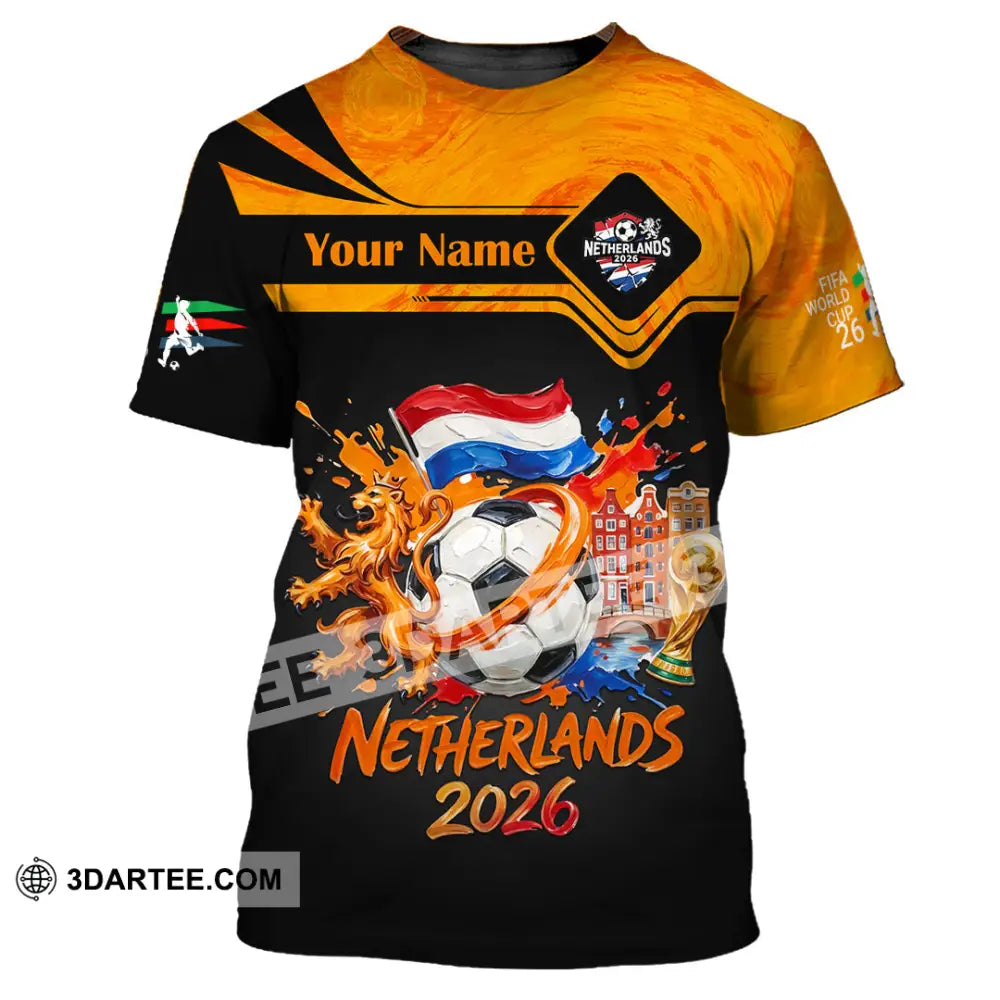Unisex Shirt - Custom Netherlands World Cup 2026 Shirt - T-Shirt / S - T-shirt