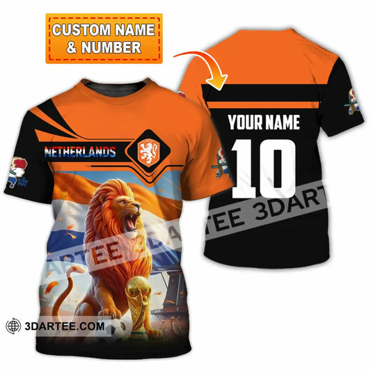 Unisex Shirt - Custom Netherlands World Cup 2026 3D Shirt T-shirt