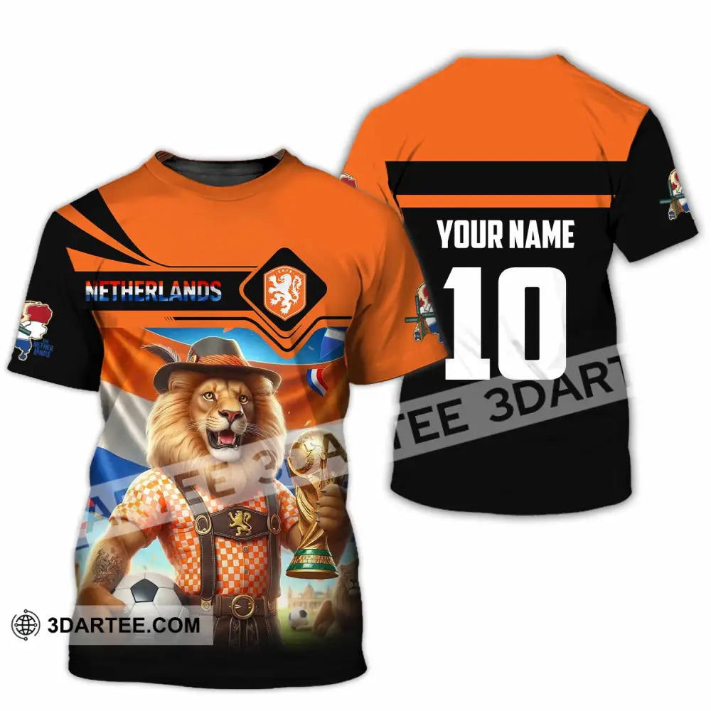 Unisex Shirt - Custom Netherlands World Cup 2026 3D Shirt T-Shirt / S T-shirt